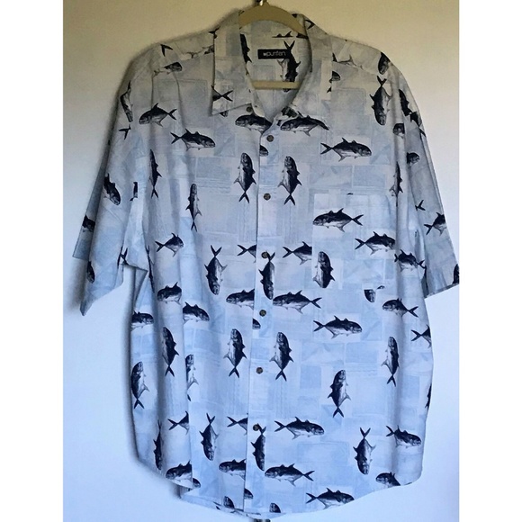 Men's Puritan Short Sleeve Button Front 2XL - Picture 7 of 7